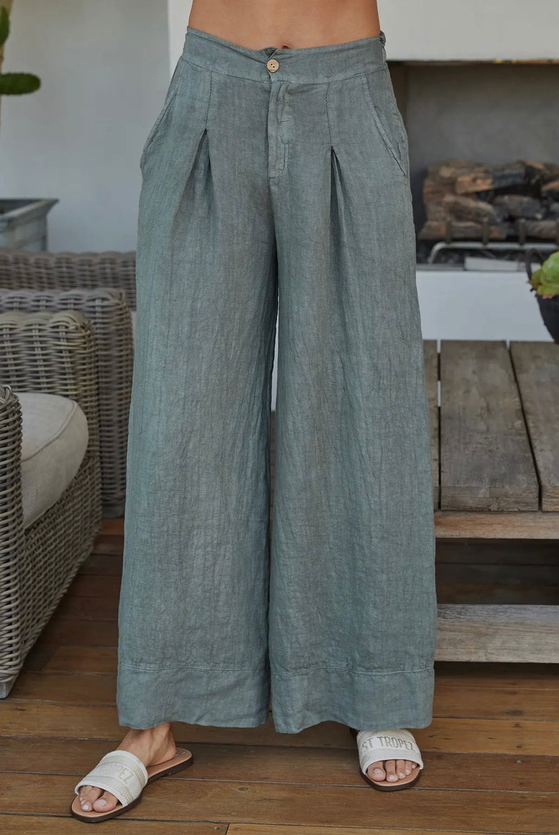 Palazzo Linen Pants – ALo Naturals