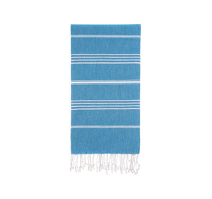 Turkish towel | 100% cotton, stripes, Sky Blue