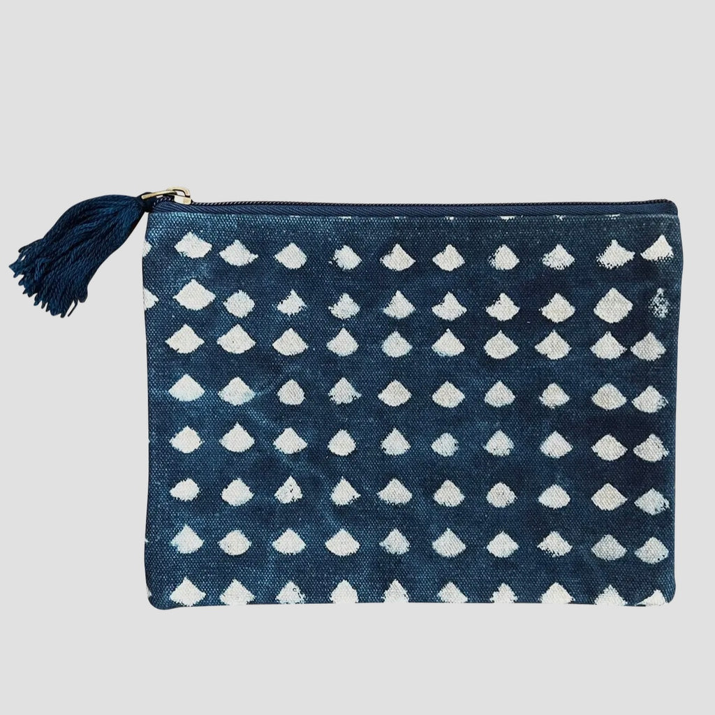 Indigo Block Print Bag