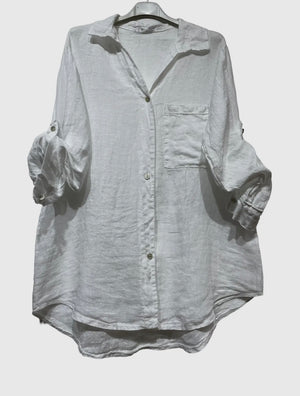 Francesca Linen Top