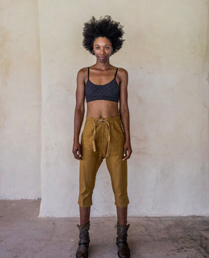 Turmeric Linen Pants