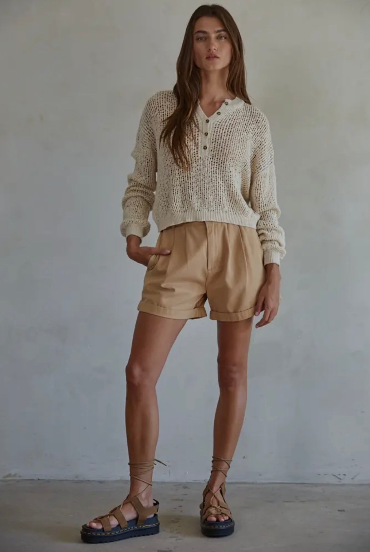 Natural See Through Sweater