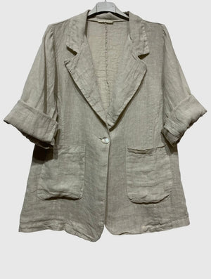 Juliette Linen Blazer Jacket