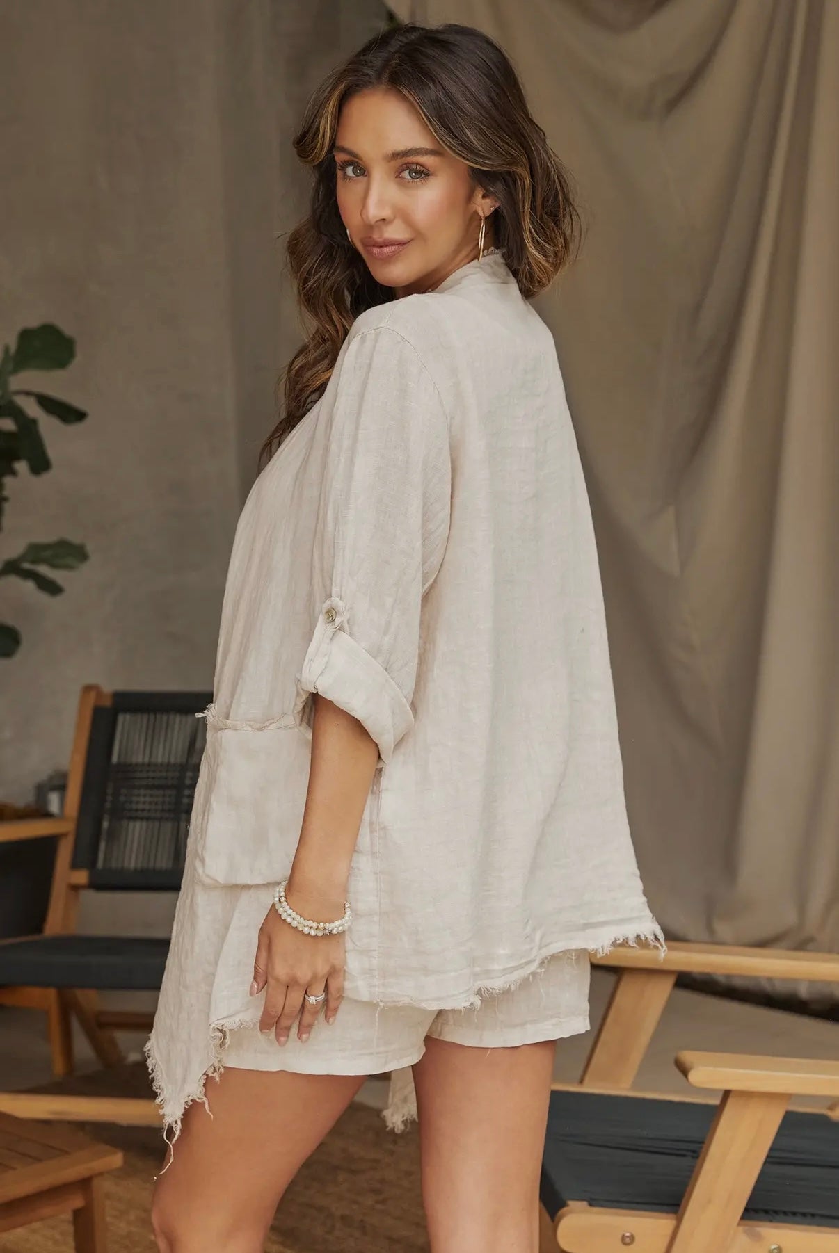 Asymmetrical Drapy Cardigan