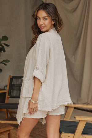 Asymmetrical Drapy Cardigan