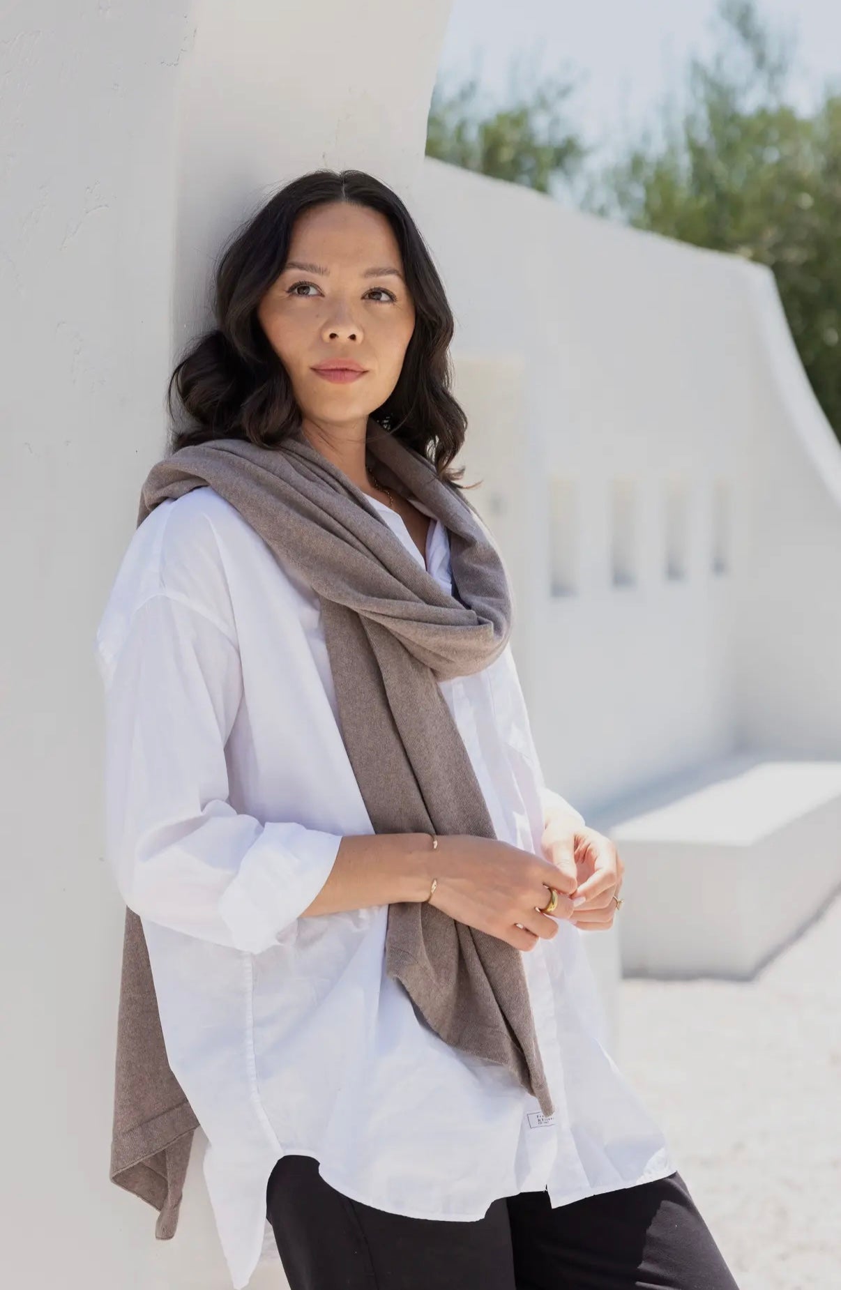 Travel Scarf - Latte