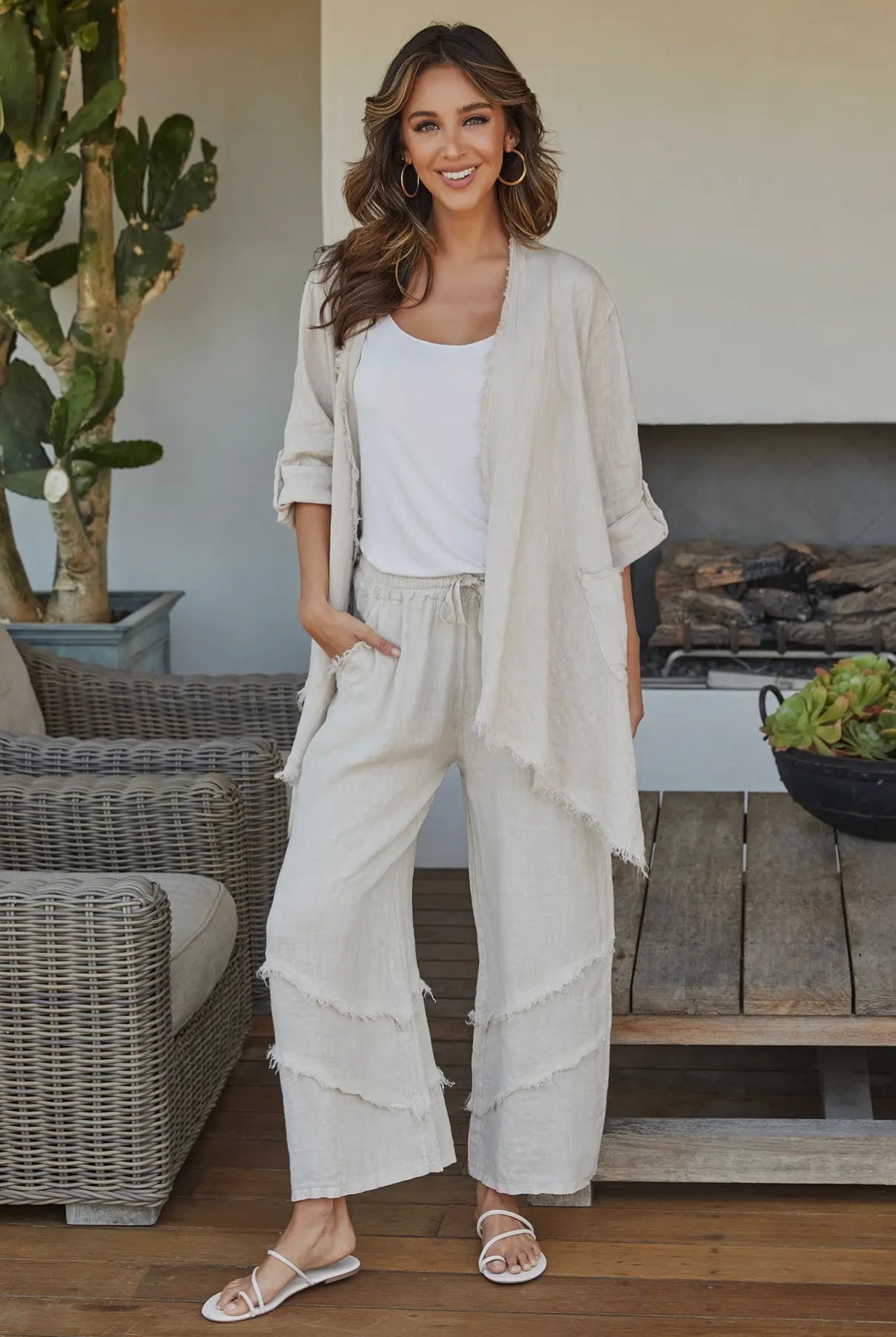 Asymmetrical Drapy Cardigan