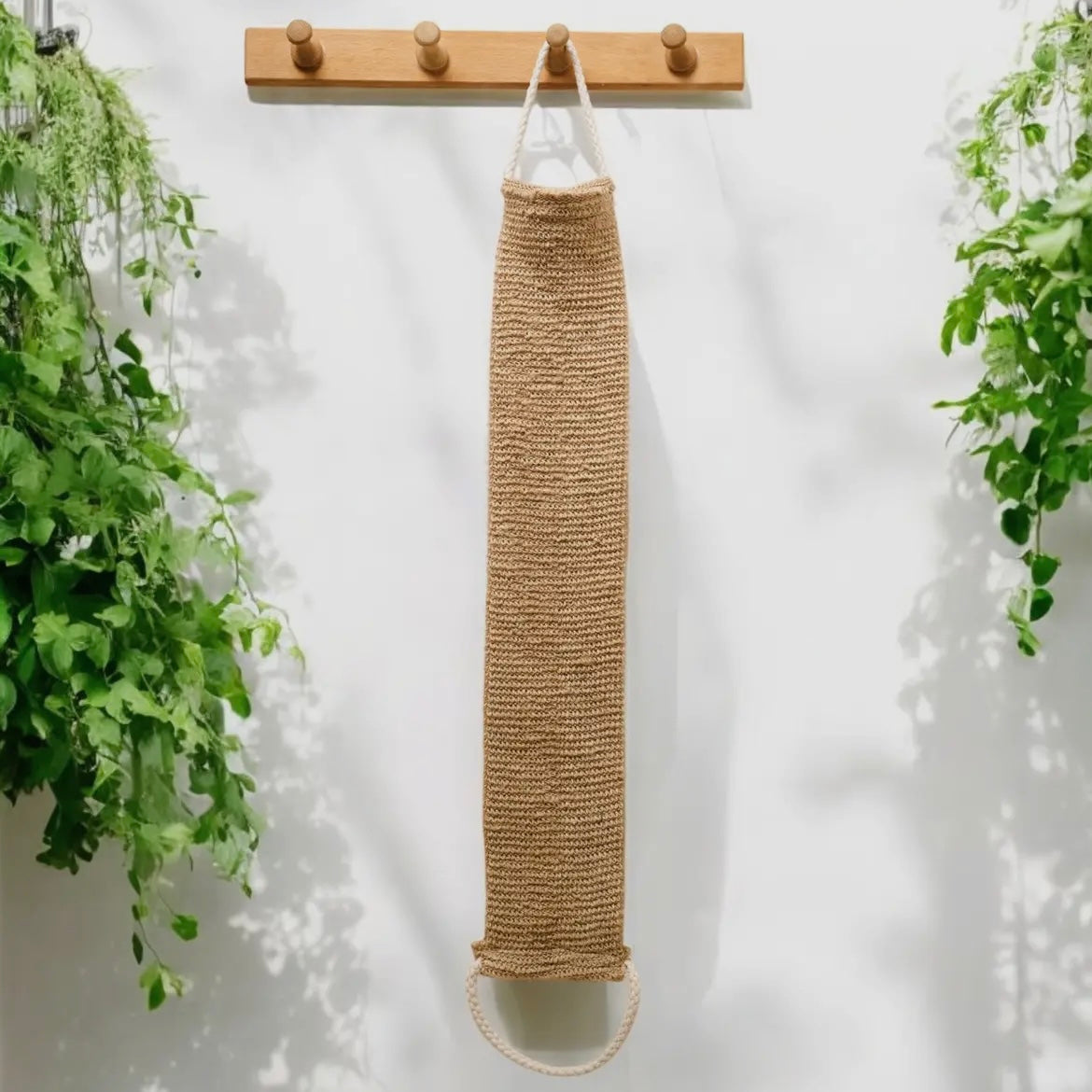 Sisal Linen Back Exfoliating Strap
