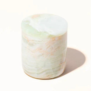 Green Onyx Candle Vessel