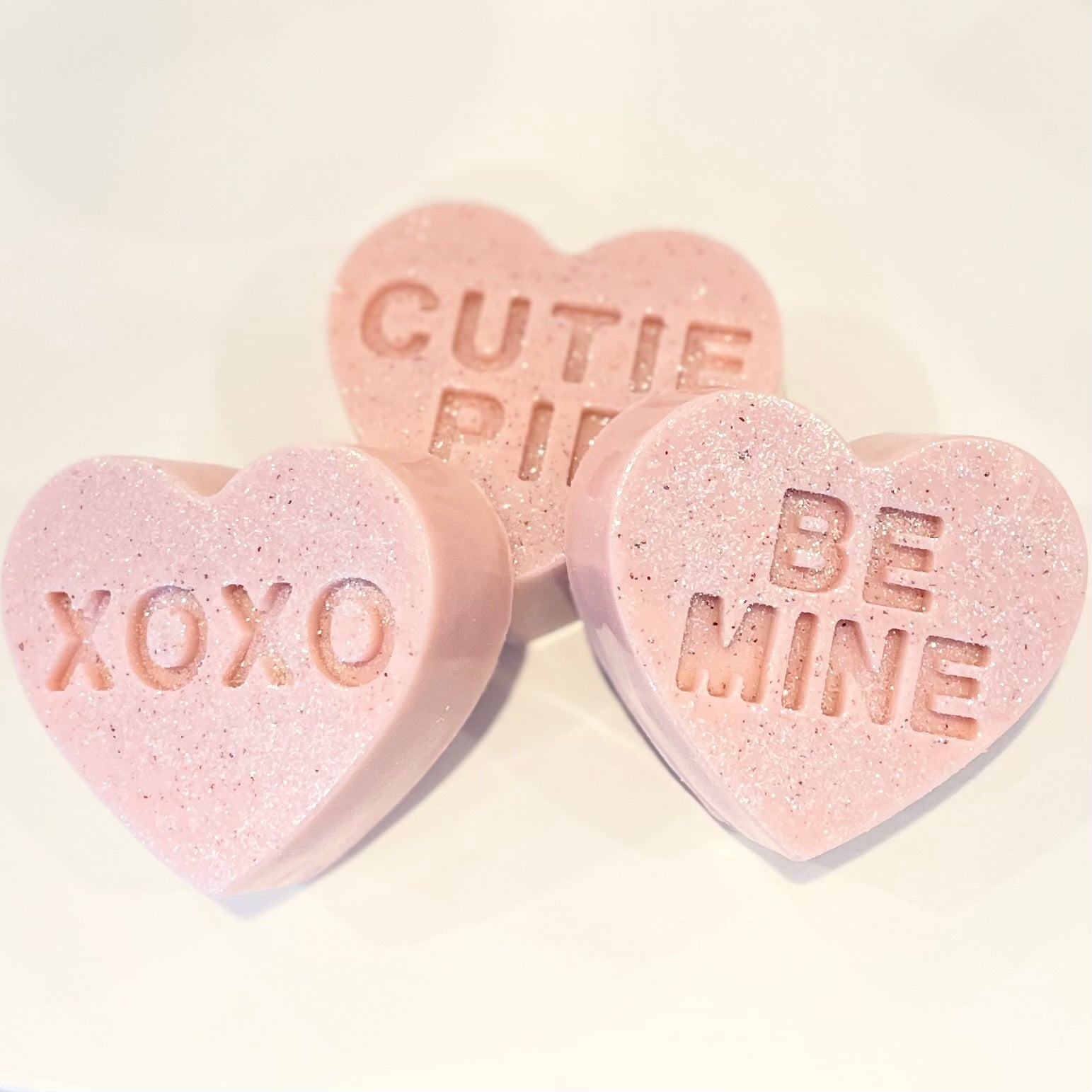 Rose Conversation Heart Soap