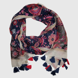 Pari Floral Pure Soft Cotton Scarf