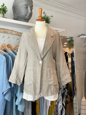 Juliette Linen Blazer Jacket