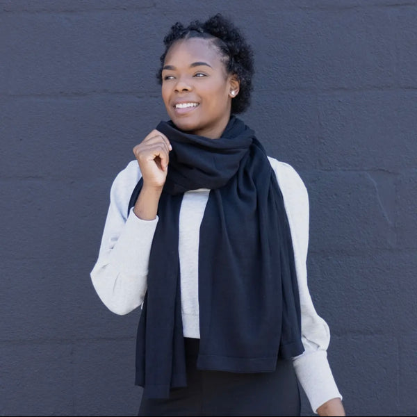 Travel Scarf - Black – ALo Naturals