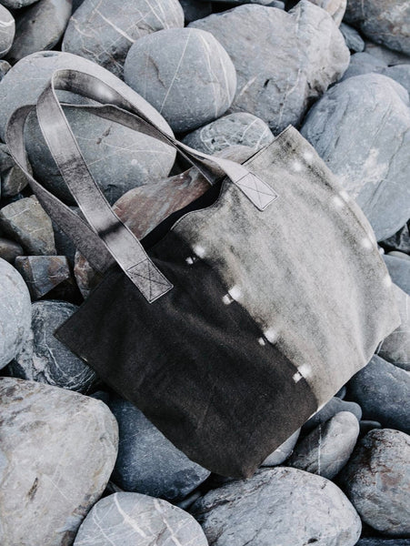 Tie Dye Tote Black/Gray