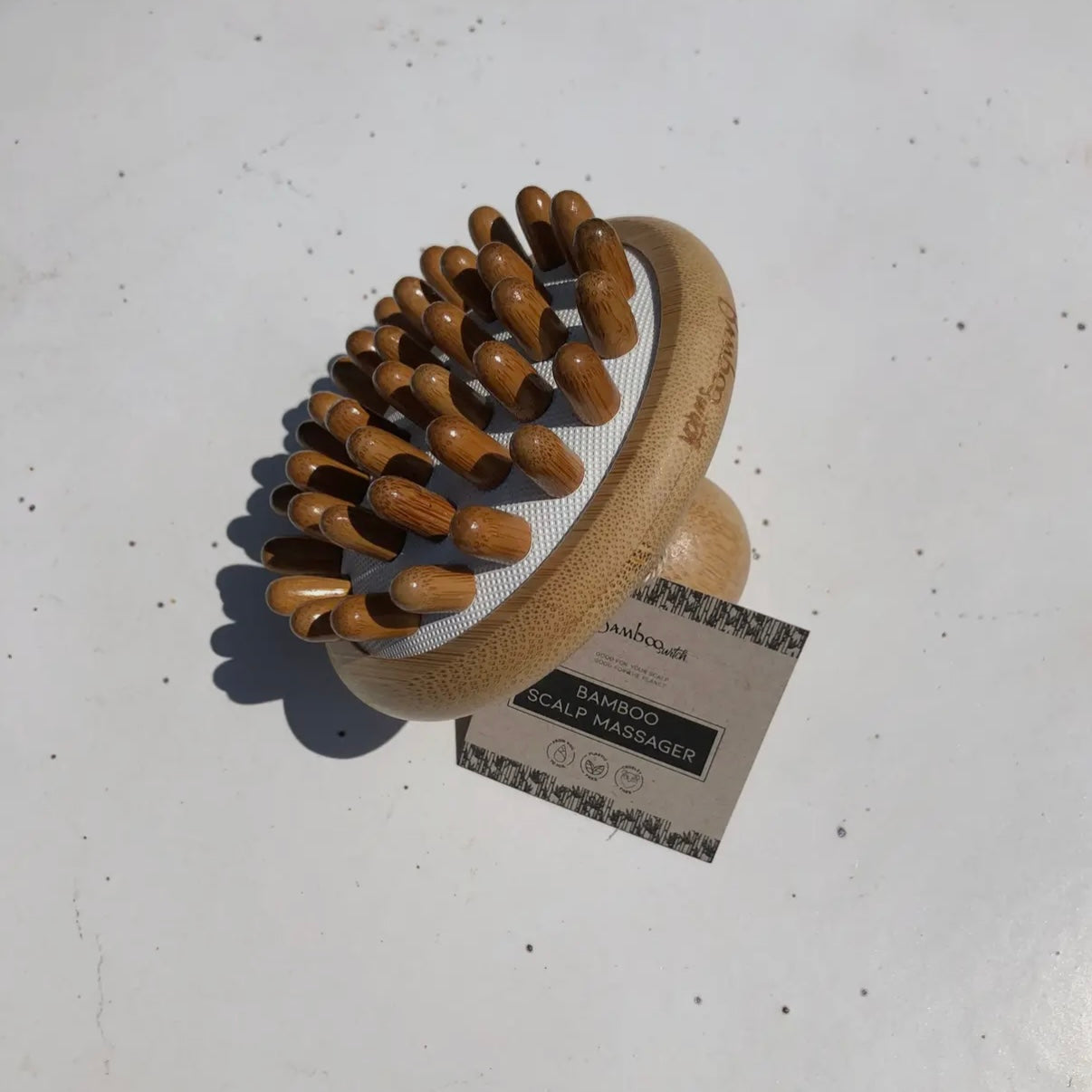 Bamboo Stimulating Scalp Massager