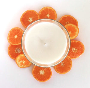 This fresh citrus scent helps alleviate symptoms of depression, anxiety, anger, and promotes relaxation.  Tangerine serves as an aphrodisiac, natural bug repellent, and studies even suggest this scent may aid in improving cognitive function especially in Alzheimer's patients.  Over 65 hours of burn time!
