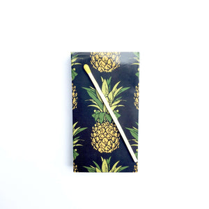 These Pineapple jumbo matches are perfect for lighting our hand poured soy candles!  These decorative matches are a lovely addition to enhance any home décor.  Our designer match boxes are reusable, and each comes with 50 matches tipped in yellow.