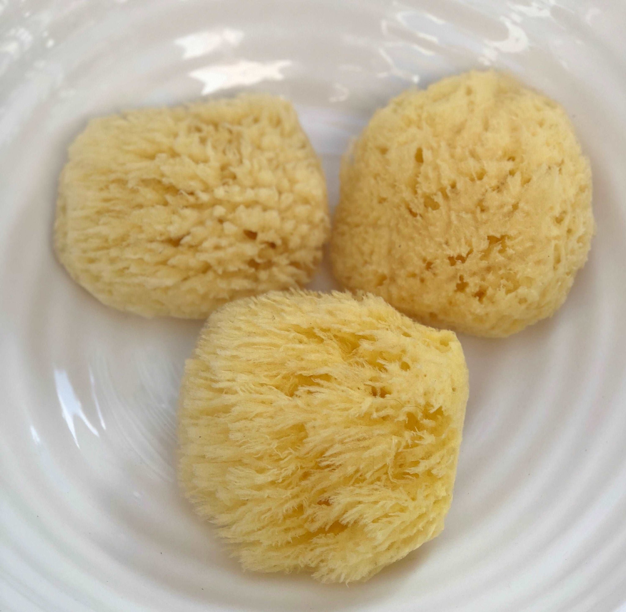 Our Dead Sea Bath Sponges have a gentle, soft texture and can be used for both facial and body applications in the bath or shower.