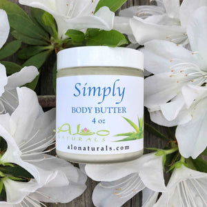 Simply is a great choice for people with very sensitive skin and conditions including severe eczema and psoriasis.  This all natural body butter has been kept simple with no added scent.  Also great on babies!  This natural handmade body butter makes skin silky soft! It is made of top quality raw ingredients from around the world making it completely unique and high grade. It moisturizes, nourishes and regenerates your skin to promote a healthy and radiant glow! 