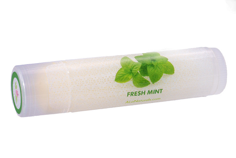 This lip balm contains vitamins A, B, C, D, E, calcium, iron, magnesium, omega 9, omega 6, omega 3, phosphorus, and protein. It is easily absorbed by the skin, aids in collagen production, and has anti-aging properties.  It contains essential oils of peppermint and spearmint which help increase blood flow, stimulate nerves, aid in healing cold sores, relieve stress, and increases mental alertness.