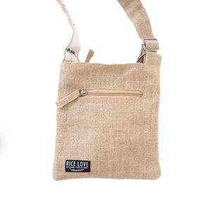 Perfect everyday purse.  Buy a bag, feed a family in need a kilo of rice!