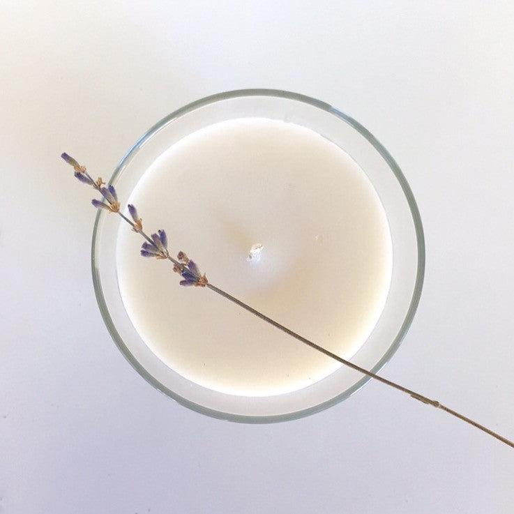 Lavender has a lovely herbal scent which helps promote relaxation. It is useful for treating anxiety, insomnia, depression, and restlessness.  This all natural soy candle will fill the room with the calming fragrance of Lavender!  Over 65 hours of burn time!